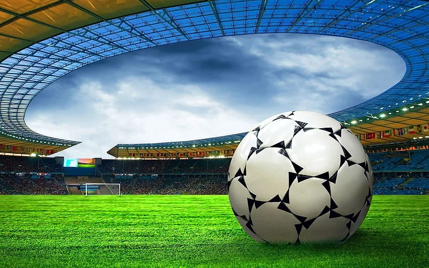 Pertandingan olahraga dengan fokus pada aksi di lapangan
